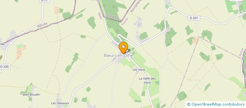 localisation de l'entreprise SCI DE SOULIGNONNE  BURS-EN-OTHE