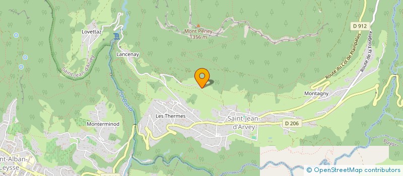 localisation de l'entreprise SCI DE SOUS BOIS  SAINT-JEAN-D'ARVEY