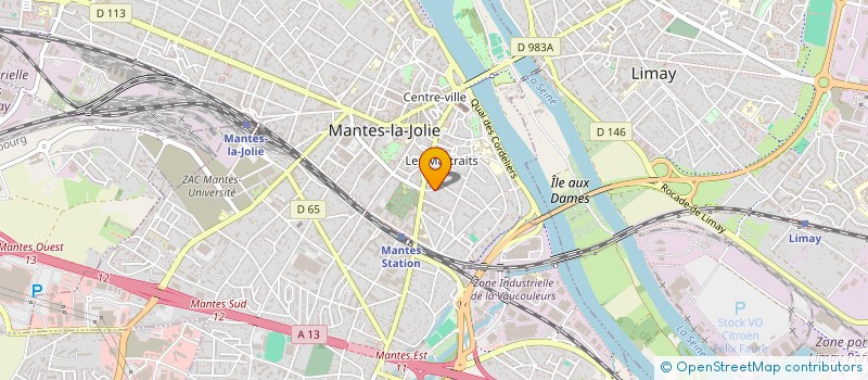 localisation de l'entreprise SCI DE SOUSA  MANTES-LA-JOLIE