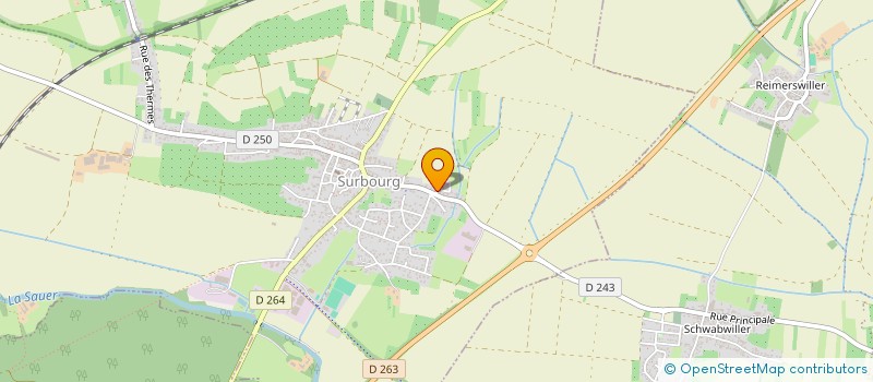 localisation de l'entreprise SCI DE SOUSA  SURBOURG