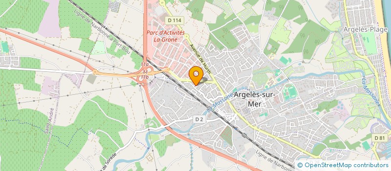 localisation de l'entreprise SCI DE SOUSA  ARGELES-SUR-MER