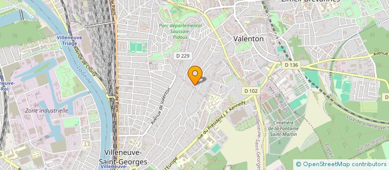 localisation de l'entreprise SCI DE SOUSA à VALENTON