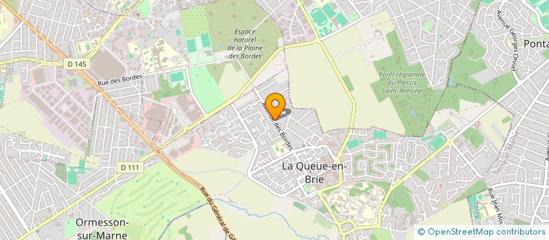 localisation de l'entreprise SCI DE SOUSA BDEK  LA QUEUE-EN-BRIE