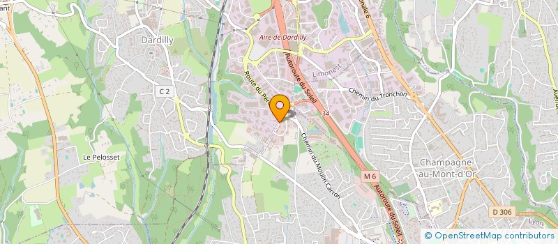 localisation de l'entreprise SCI DE SQUARE CROIX GAUTHIER  DARDILLY