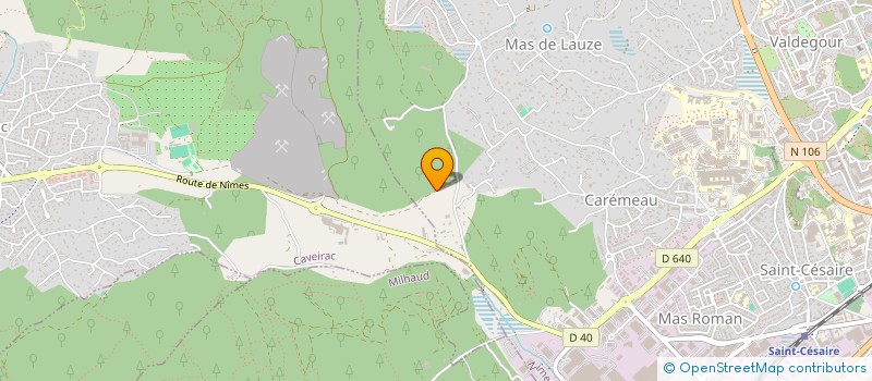 localisation de l'entreprise SCI DE ST CEZAIRE  NIMES