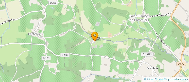 localisation de l'entreprise SCI  DE ST FELIX  SAINT-FELIX-DE-FONCAUDE