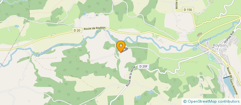 localisation de l'entreprise SCI DE ST JULIEN  ROYBON