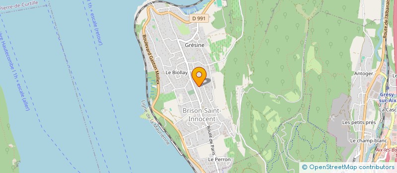 localisation de l'entreprise SCI DE ST MARTIN DE BELLEVILLE  BRISON-SAINT-INNOCENT