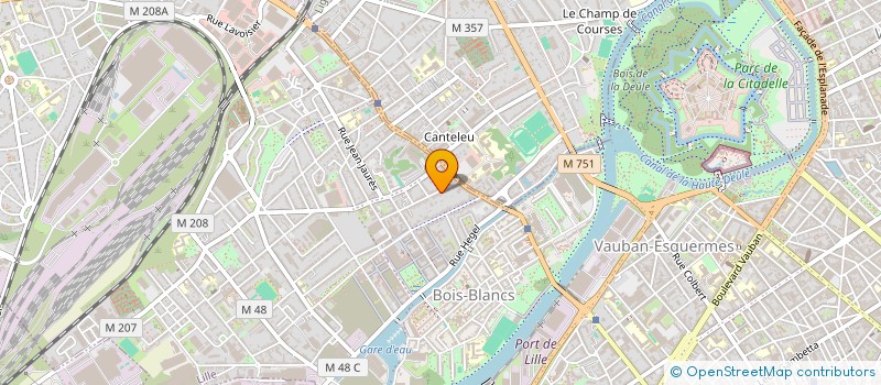 localisation de l'entreprise SCI DE STAEL  LILLE
