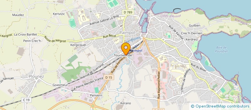 localisation de l'entreprise SCI DE STANG  PAIMPOL