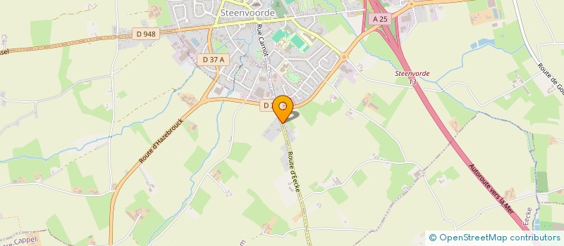 localisation de l'entreprise SCI DE STEENVOORDE  STEENVOORDE