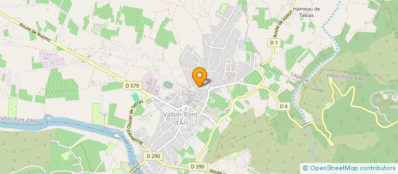 localisation de l'entreprise SCI DE STEFANO à VALLON-PONT-D'ARC