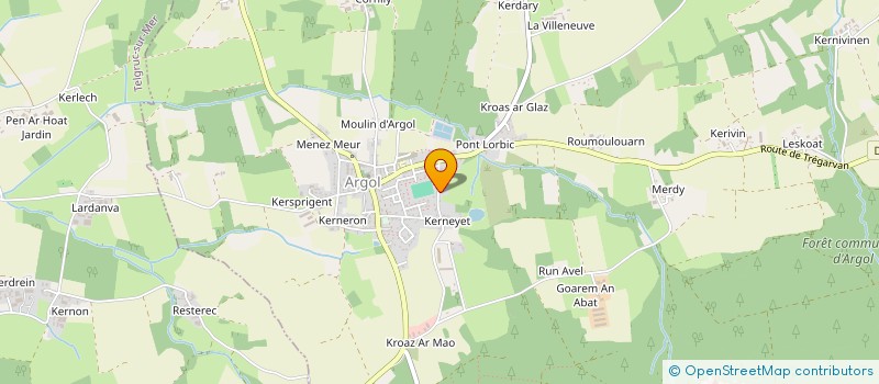 localisation de l'entreprise SCI DE STERLENN  ARGOL