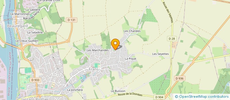 localisation de l'entreprise SCI DE STEVE  FRANS