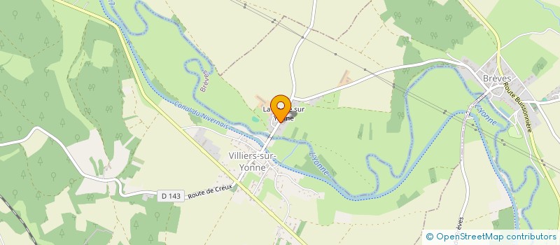 localisation de l'entreprise SCI DE SUR YONNE à BREVES