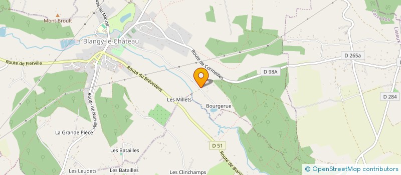 localisation de l'entreprise SCI DE SURVILLE  AUTHIEUX-SUR-CALONNE (LES)