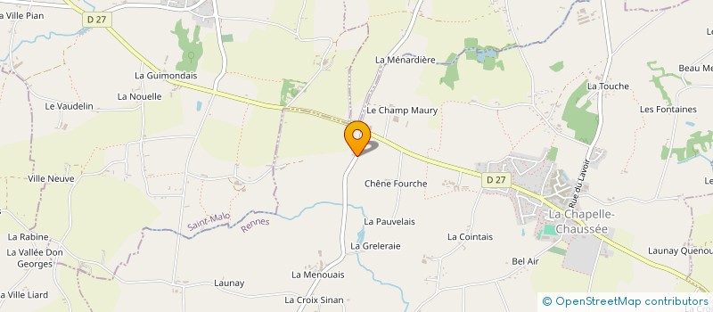 localisation de l'entreprise SCI DE SUZAIN  SAINT-GREGOIRE