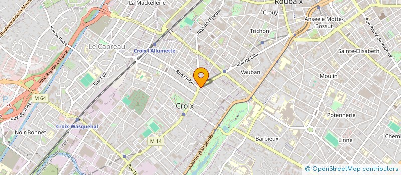 localisation de l'entreprise SCI DE SWARTE à CROIX