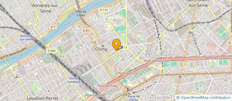 localisation de l'entreprise SCI DE TAJA à CLICHY