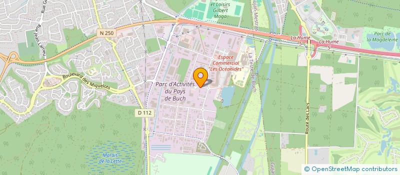 localisation de l'entreprise SCI DE TALLARIS à LA TESTE-DE-BUCH