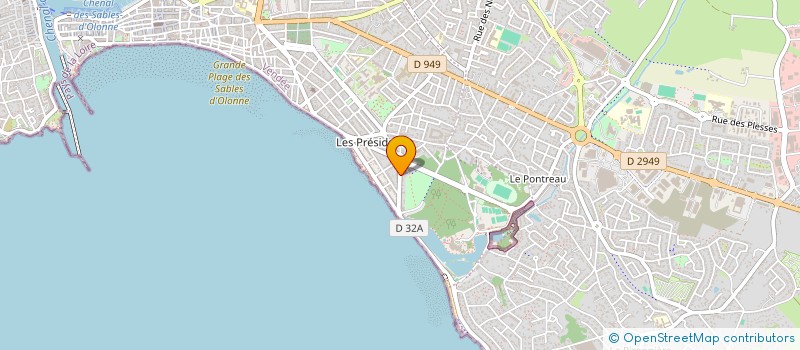 localisation de l'entreprise SCI DE TANCHET à LES SABLES D'OLONNE