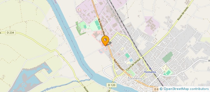 localisation de l'entreprise SCI DE TARGA  TONNEINS