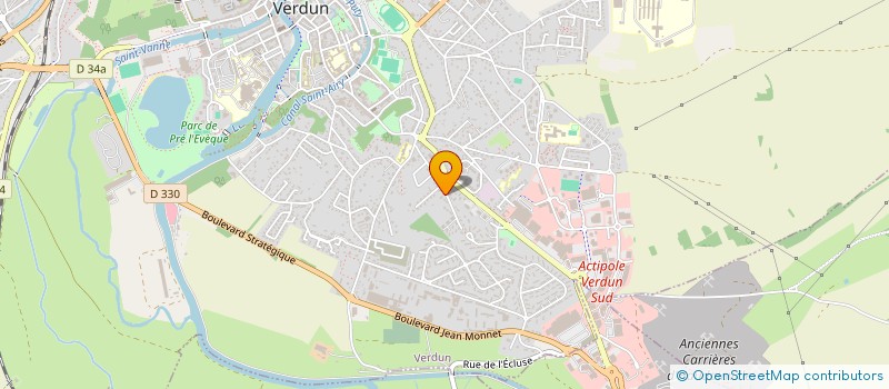 localisation de l'entreprise SCI DE TAVANNE à VERDUN