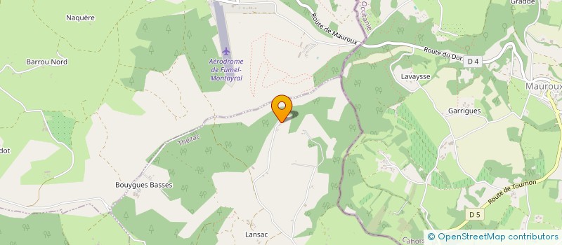 localisation de l'entreprise SCI DE TAYRAC  BOURLENS