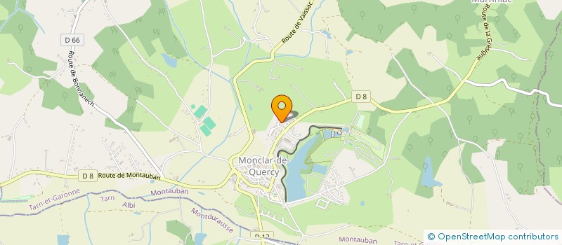 localisation de l'entreprise SCI DE TEMPS PERDU  MONCLAR-DE-QUERCY