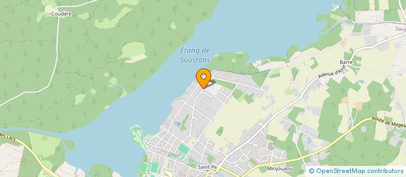 localisation de l'entreprise SCI DE TENIC  SOUSTONS