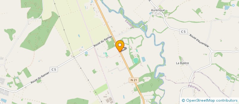 localisation de l'entreprise SCI  DE TERRAIL  SAINTE-RADEGONDE