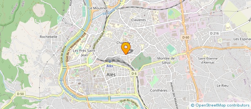 localisation de l'entreprise SCI DE TERRAUBE  ALES