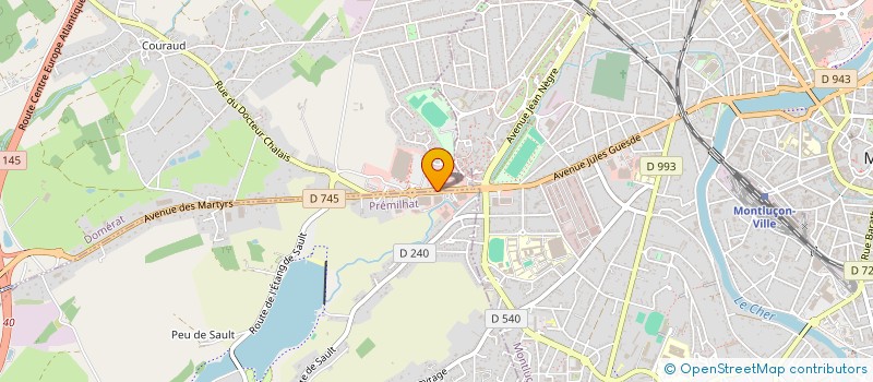 localisation de l'entreprise SCI DE TERRE NEUVE à DOMERAT