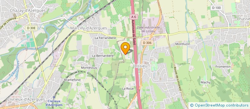 localisation de l'entreprise SCI DE TEYSSIERE  LISSIEU