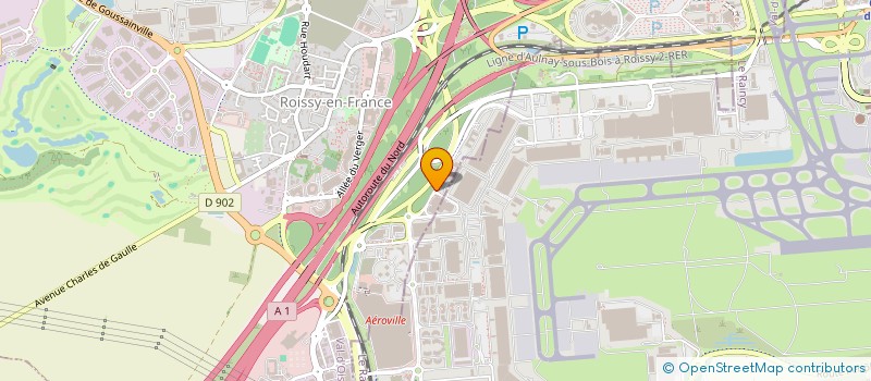 localisation de l'entreprise SCI DE THEROUANNE  ROISSY-EN-FRANCE