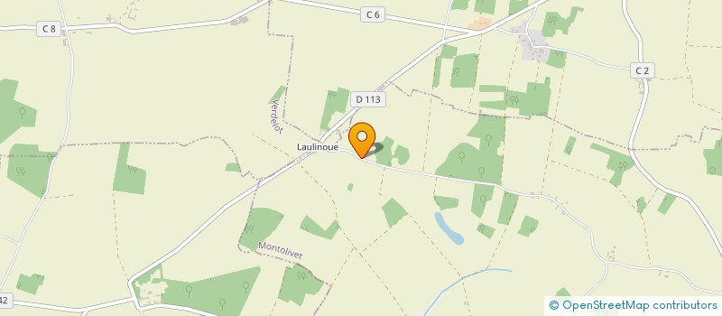 localisation de l'entreprise SCI DE THIERCELIEUX  MONTOLIVET