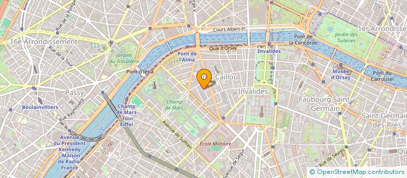 localisation de l'entreprise SCI DE THIMET  PARIS