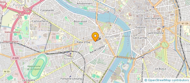 localisation de l'entreprise SCI DE THIVRAS  TOULOUSE