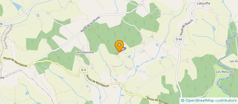 localisation de l'entreprise SCI DE THOMAS  SAINT-PAUL-FLAUGNAC