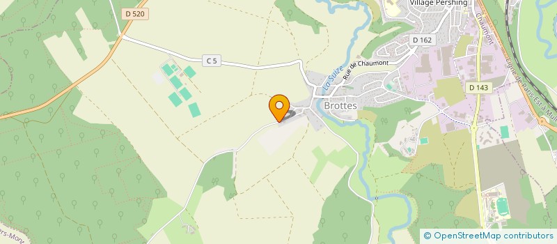 localisation de l'entreprise SCI DE THORENS à CHAUMONT