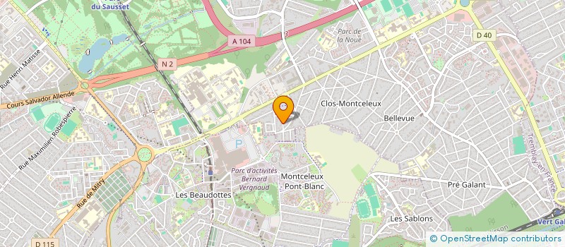 localisation de l'entreprise SCI DE TIENTCHEU à VILLEPINTE