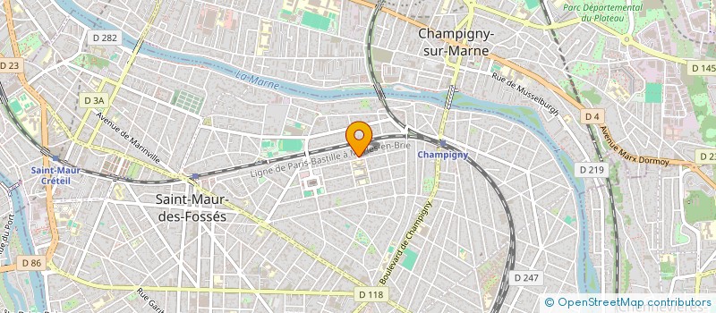 localisation de l'entreprise SCI DE TILLEULS à SAINT-MAUR-DES-FOSSES