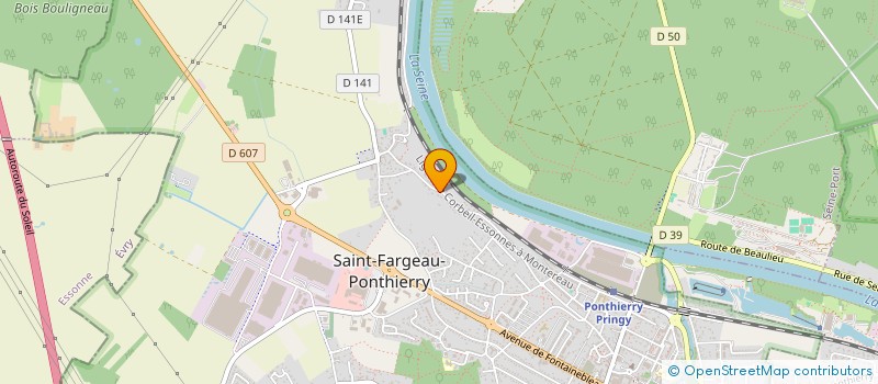 localisation de l'entreprise SCI DE TILLY  SAINT-FARGEAU-PONTHIERRY