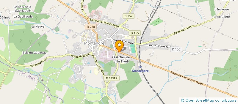 localisation de l'entreprise SCI DE TIVOLI  LEOVILLE