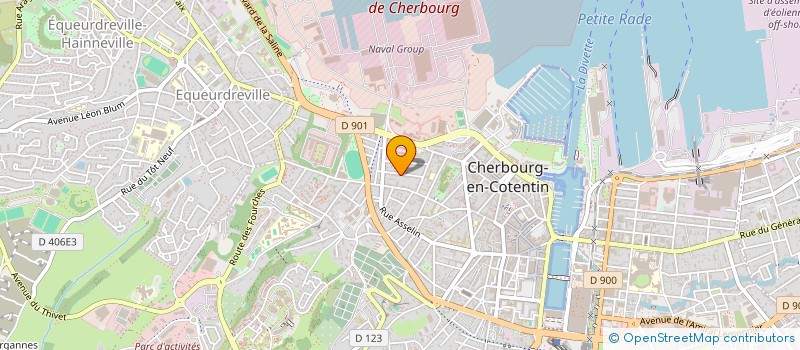 localisation de l'entreprise SCI DE TOCQUEVILLE à CHERBOURG-EN-COTENTIN