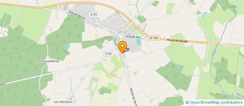 localisation de l'entreprise SCI DE TOIT A NOUS  JARZE VILLAGES