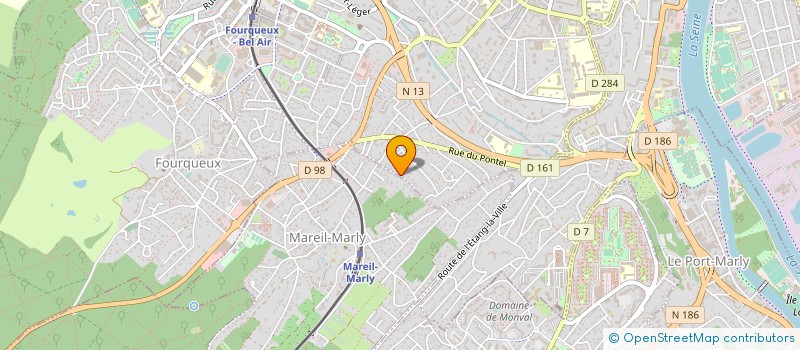 localisation de l'entreprise SCI DE TOLENTE  MAREIL-MARLY