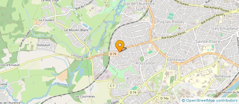 localisation de l'entreprise SCI DE TOLOSA à LIMOGES