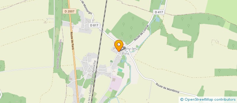 localisation de l'entreprise SCI DE TOMASI à PRESSIGNY-LES-PINS