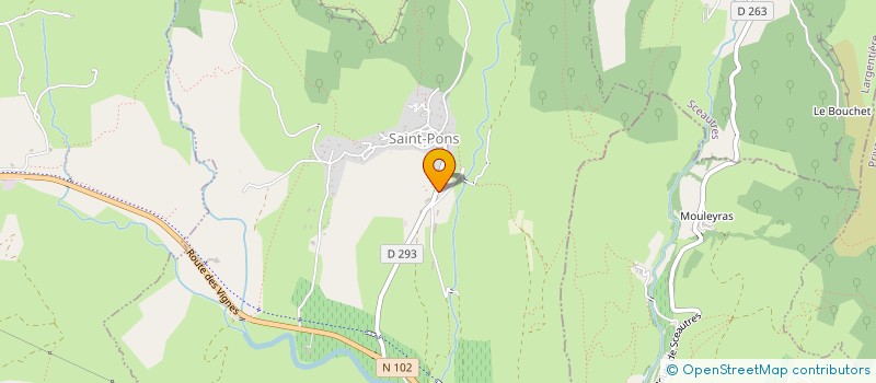 localisation de l'entreprise SCI DE TOMEM  SAINT-PONS